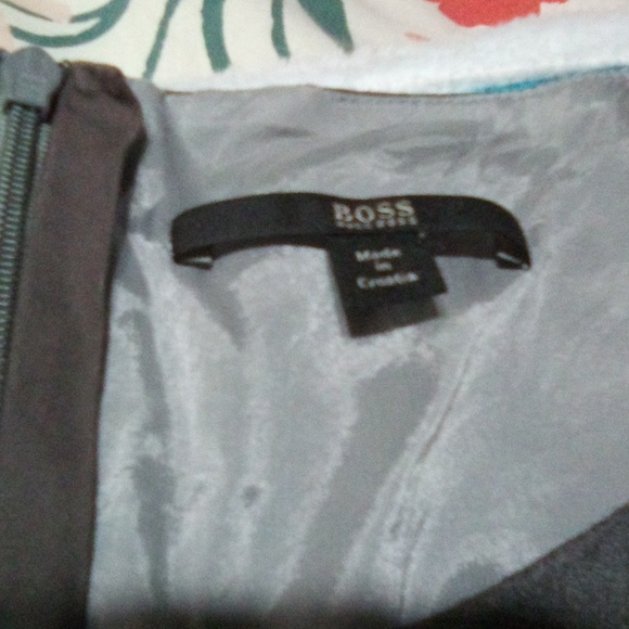 Hugo Boss gray sheath dress size 14. - Picture 2 of 8